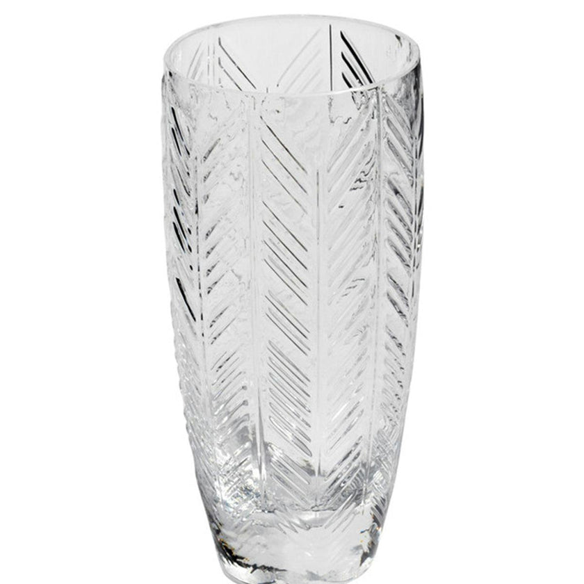 Champagne Glasses ZIG ZAG Set of 6  Transparent 11 oz, diam. 2.5", H 5.5"