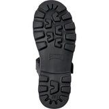 Brutus Leather Mary Jane Shoes, Black