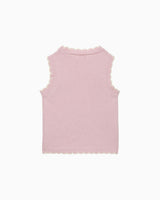Knitted Tank Top in Pink