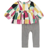 Boho Top & Pants Baby Set, Multi