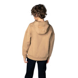 Beige Loose-Fit Hoodie