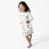Yuletide Bamboo Girls' Long Sleeve Dress