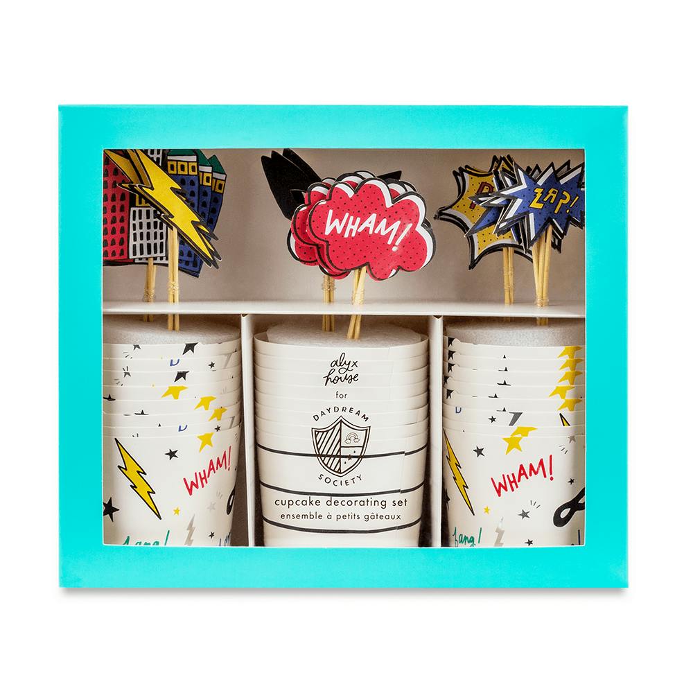 Superhero  Cupcake Decorating Set