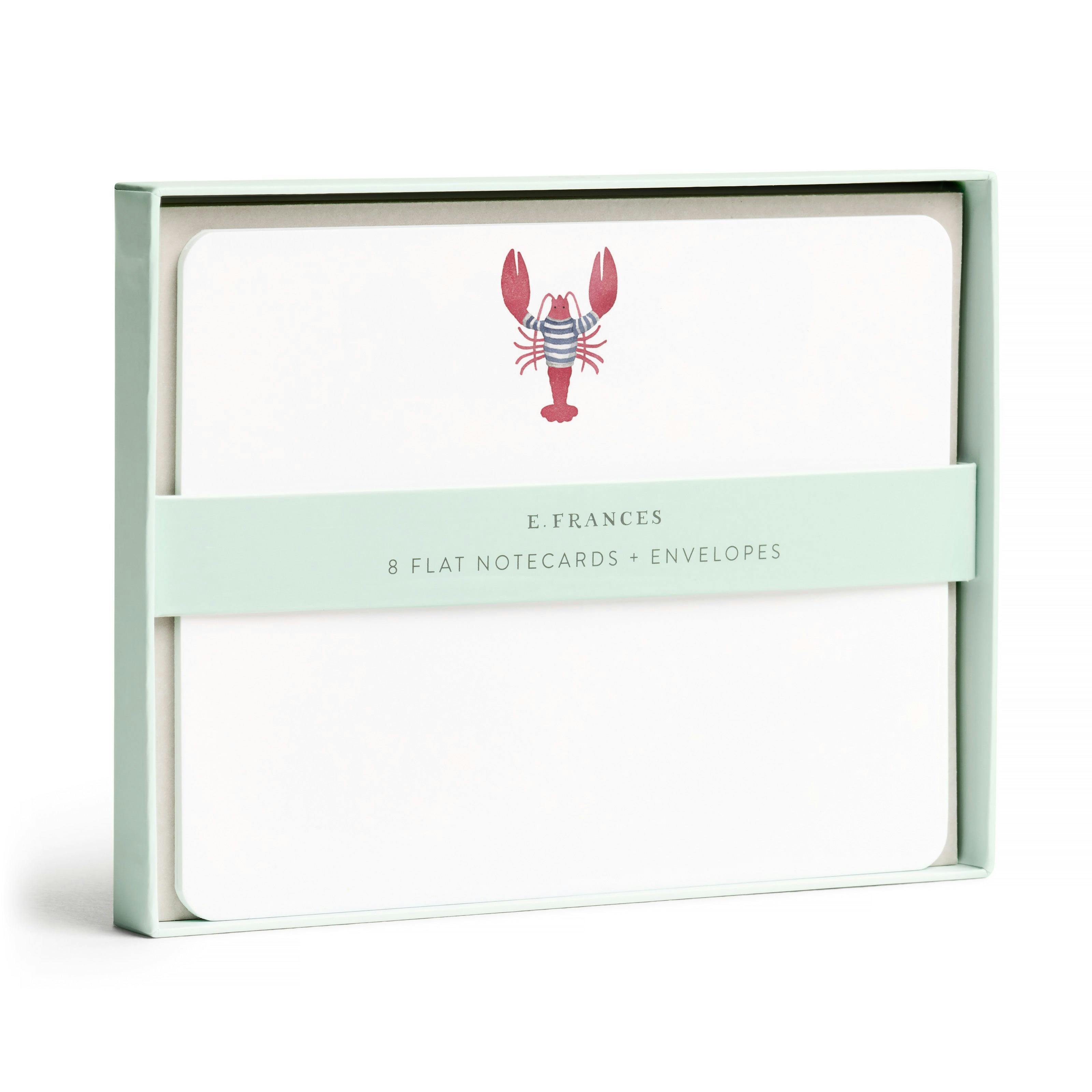 Set of 8 Flat Notecards