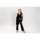 Girls 3 Pc Rib Sweat Set