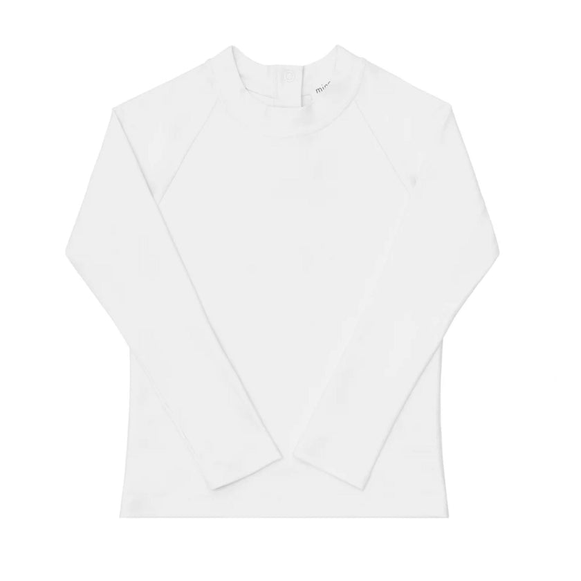 unisex crane white rashguard