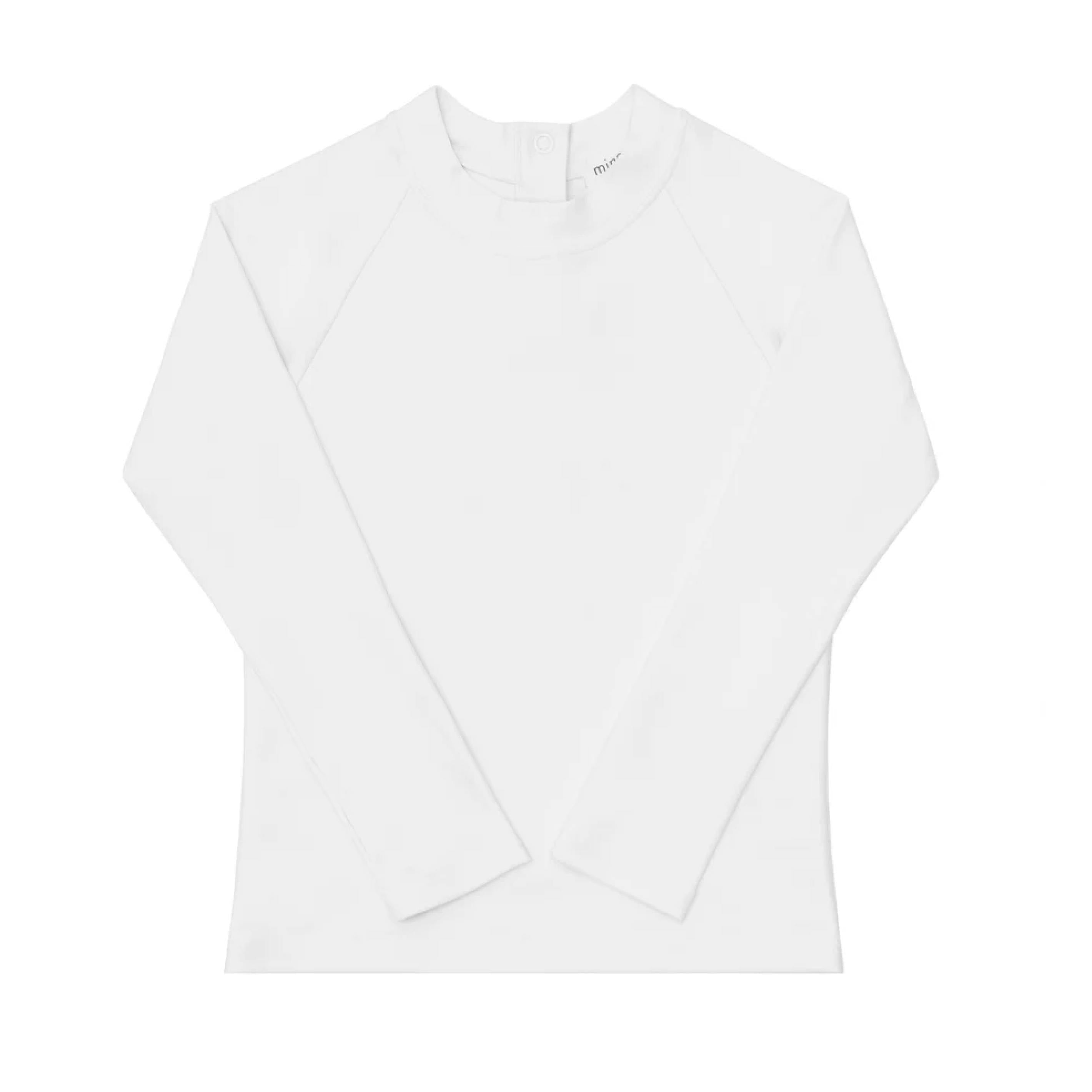 unisex crane white rashguard