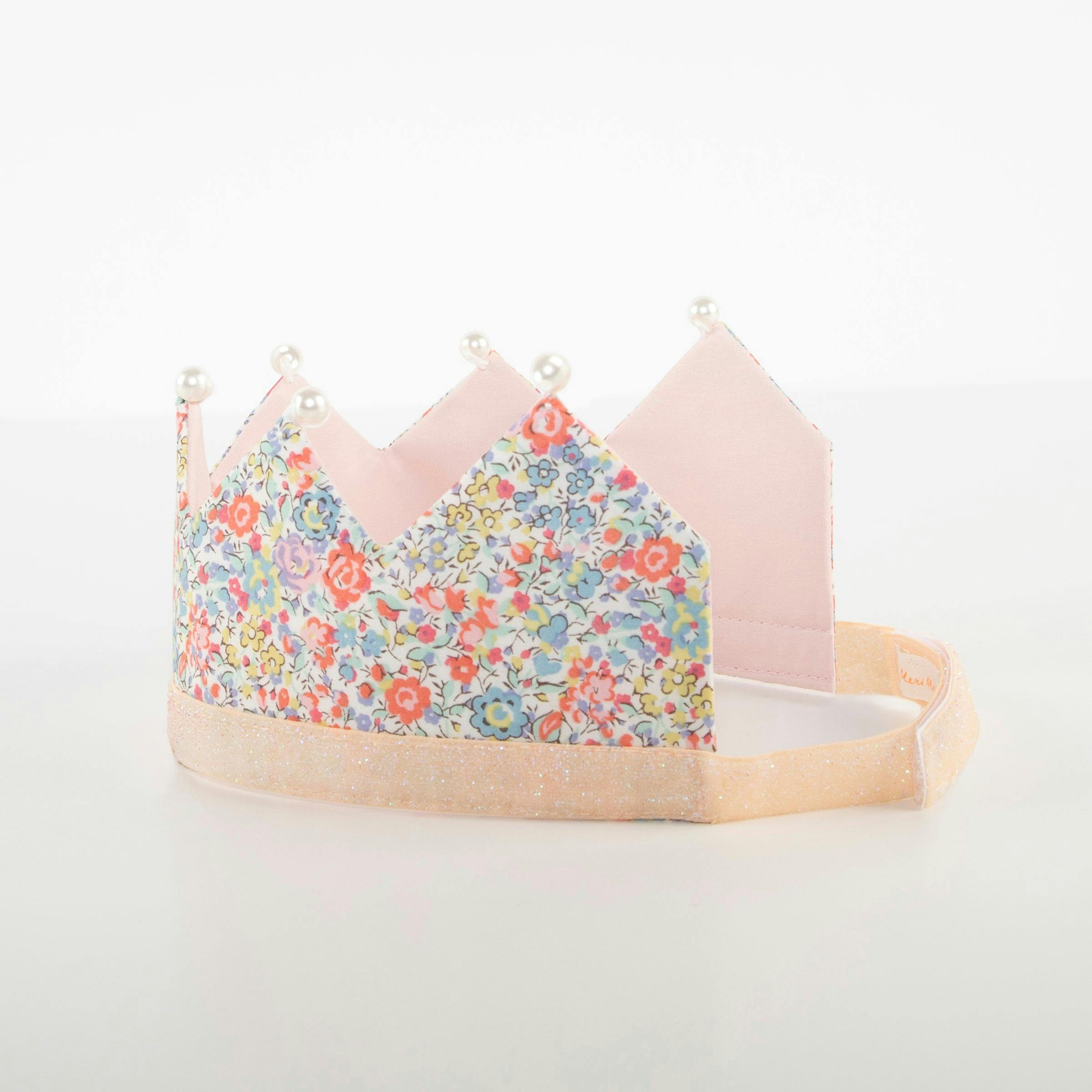 Liberty Floral & Pearl Party Crown