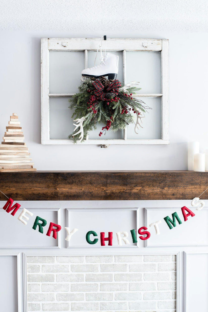 Merry Christmas Banner (Christmas Colors)