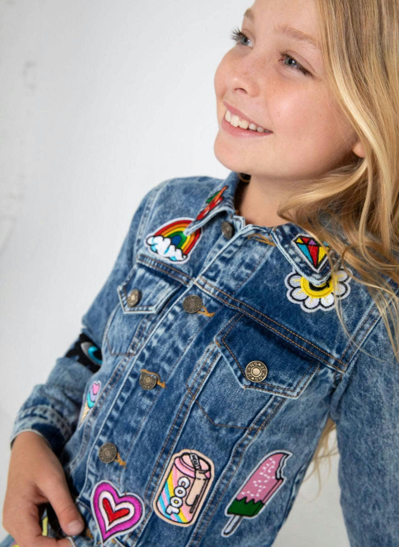 All About the Patch Crop Denim Jacket