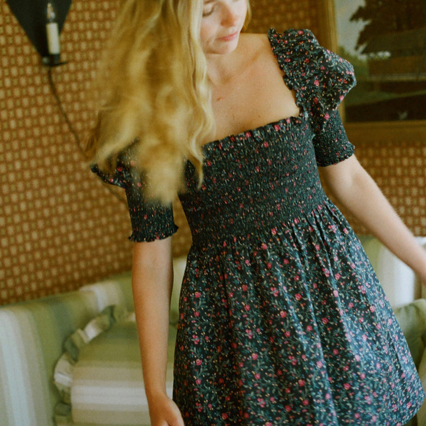 The Lila Nap Dress - Florentine Ditsy