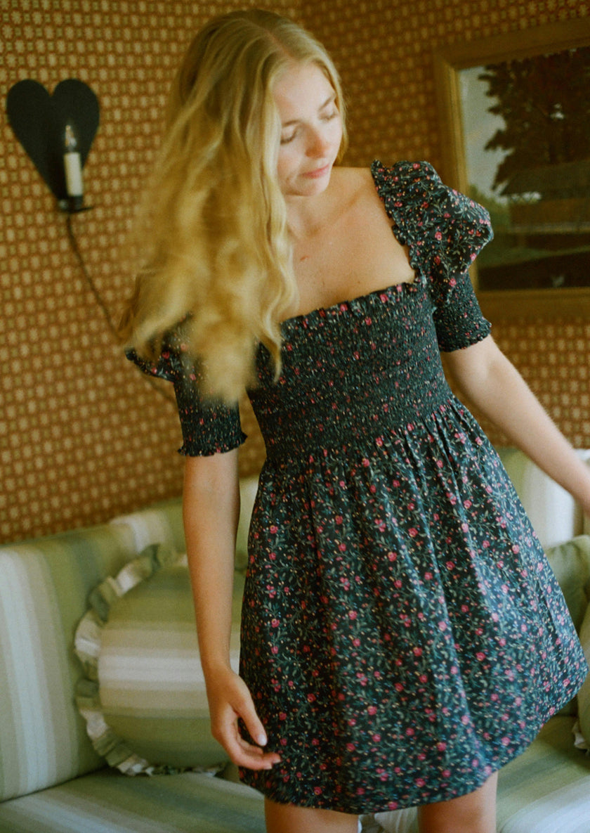 The Lila Nap Dress - Florentine Ditsy