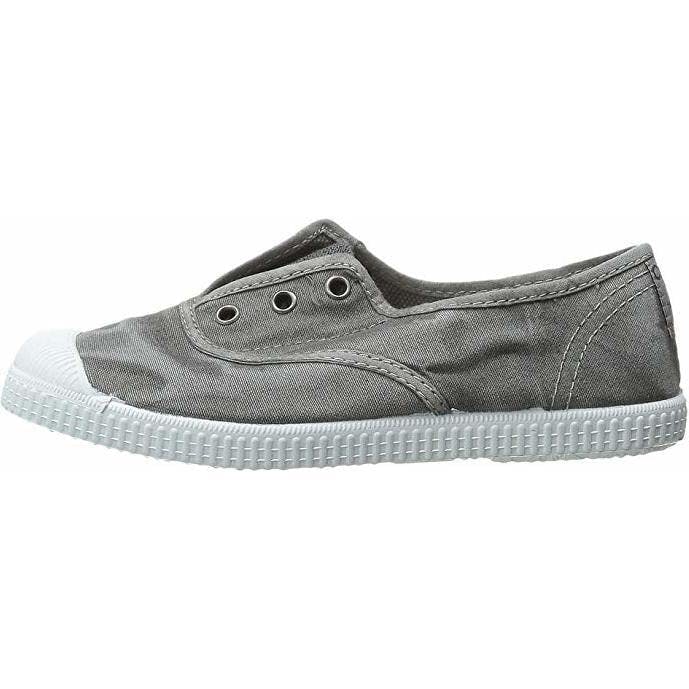 Cienta 70777.23 Washed Grey Canvas Laceless Sneaker