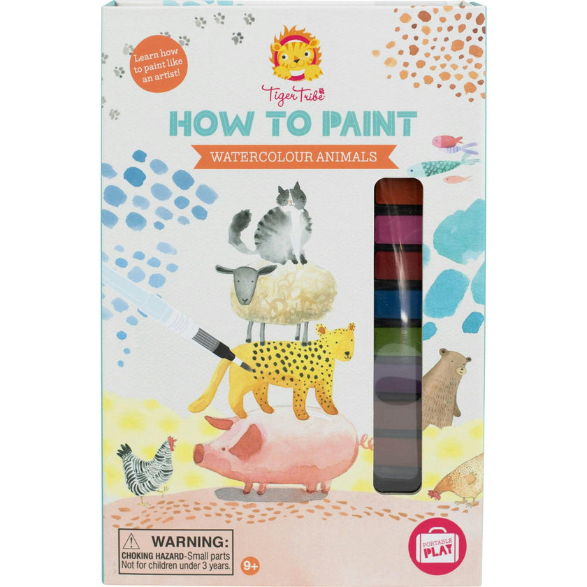Tribe: How to Paint: Watercolor - Animals Step-By-Step Guide