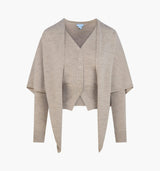 The Amal Cardigan -  Taupe