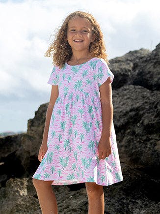 (New) UPF 50+ Laya Short Sleeve Tee Dress