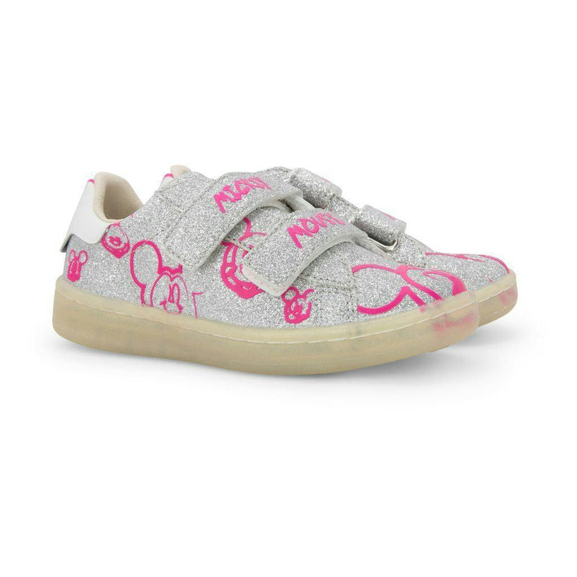 Silver Glitter Disney Gallery Shoes