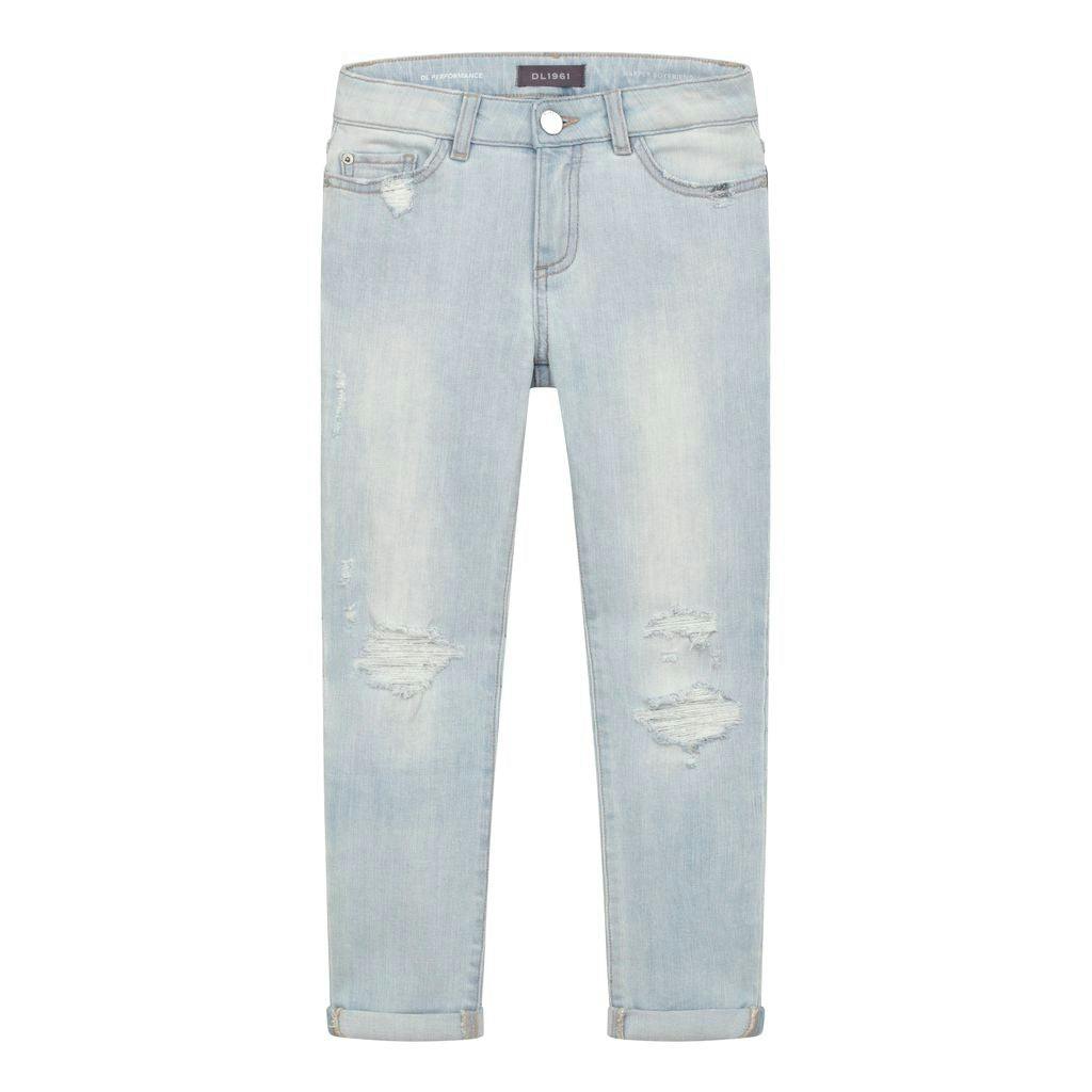 Blue Harper Boyfriend Straight - Ross Distressed