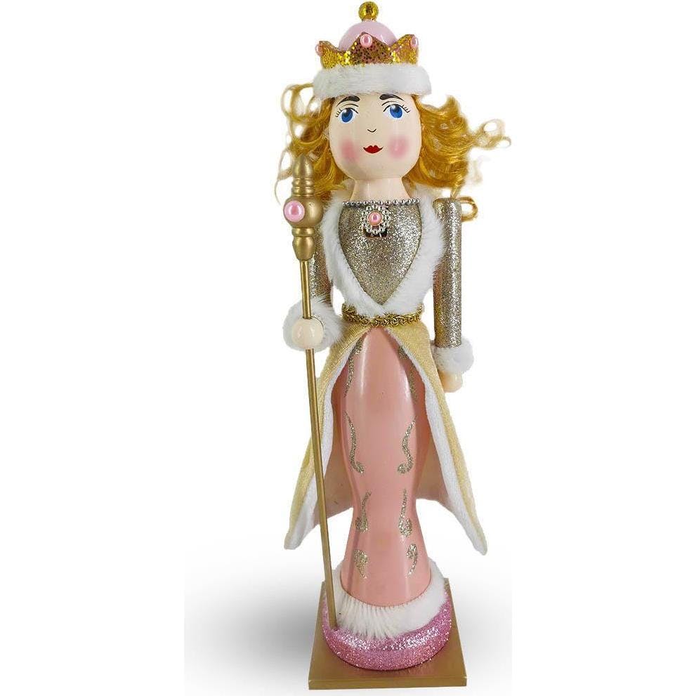 Rose Gold Christmas Decoration, Nutcracker Queen