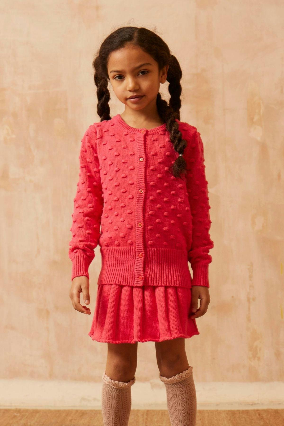 Pleated Tennis Skirt | Raspberry