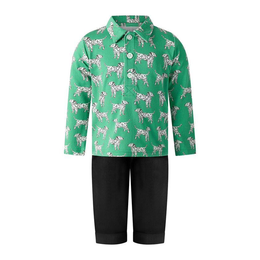 Dalmation Polo Shirt & Trouser Set