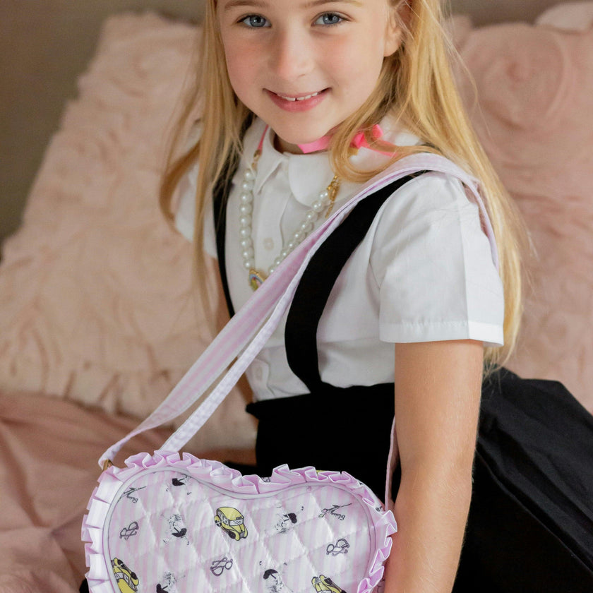 Eloise Quilted Heart Purse