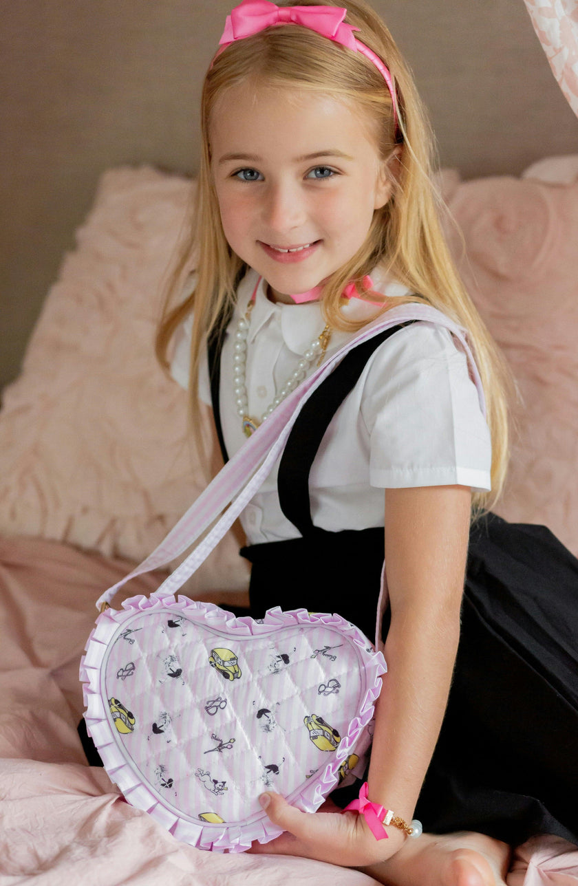 Eloise Quilted Heart Purse