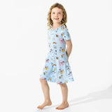 Tom & Jerry: Home Sweet Home Bamboo Girls' Short Sleeve Dress