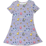 Minecraft Pixel Pals Girls' Short Sleeve Dress