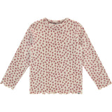 Allover Heart Ribbed Long Sleeve