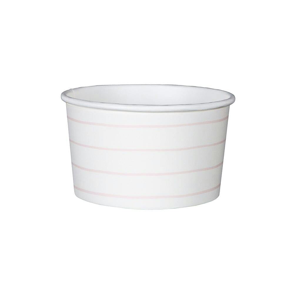 Blush Frenchie Striped Treat Cups