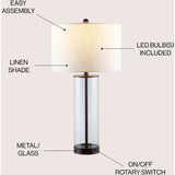 Collins Glass LED Table Lamp
