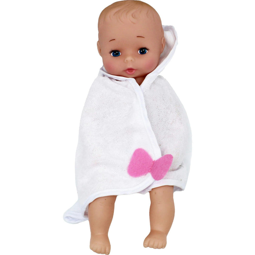 Baby's First Bathtime with Softina White Toy Doll
