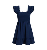 The Elizabeth Nap Dress - Navy Crepe