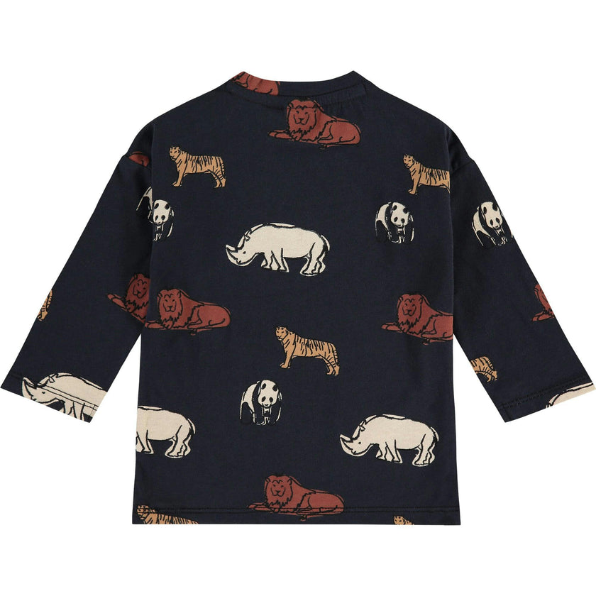 Animal Print Long Sleeve Shirt
