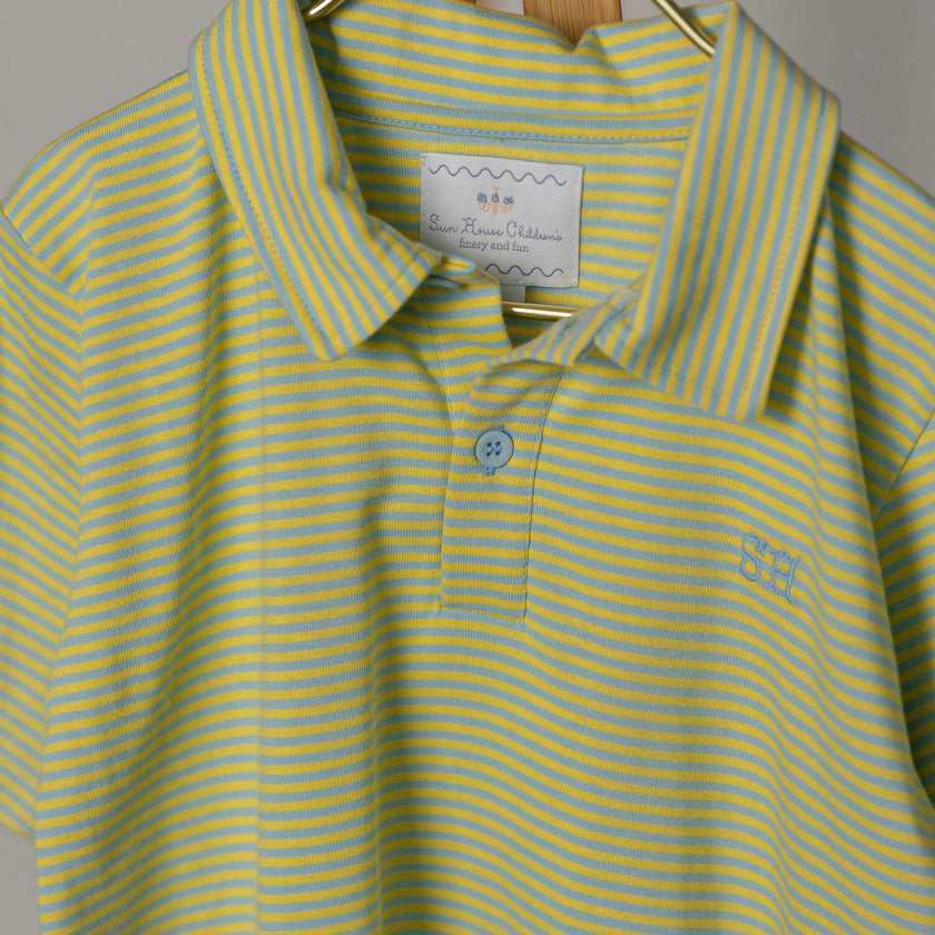 Banks Polo in Dockside Stripe