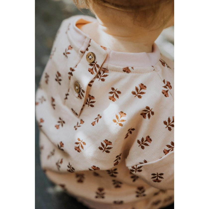 Fleece Sweatshirt in Wild Rose