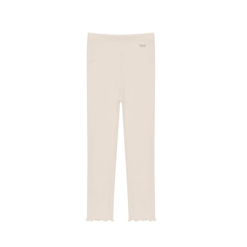 Joline Ruffle Hem Ribbed Leggings