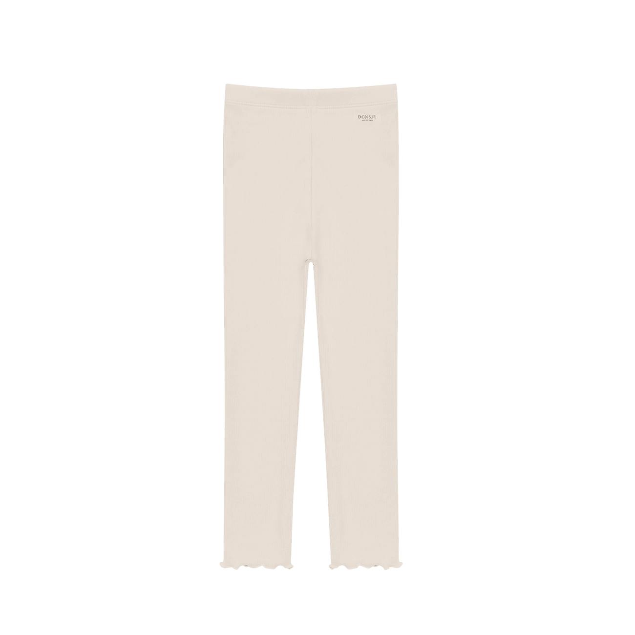 Joline Ruffle Hem Ribbed Leggings
