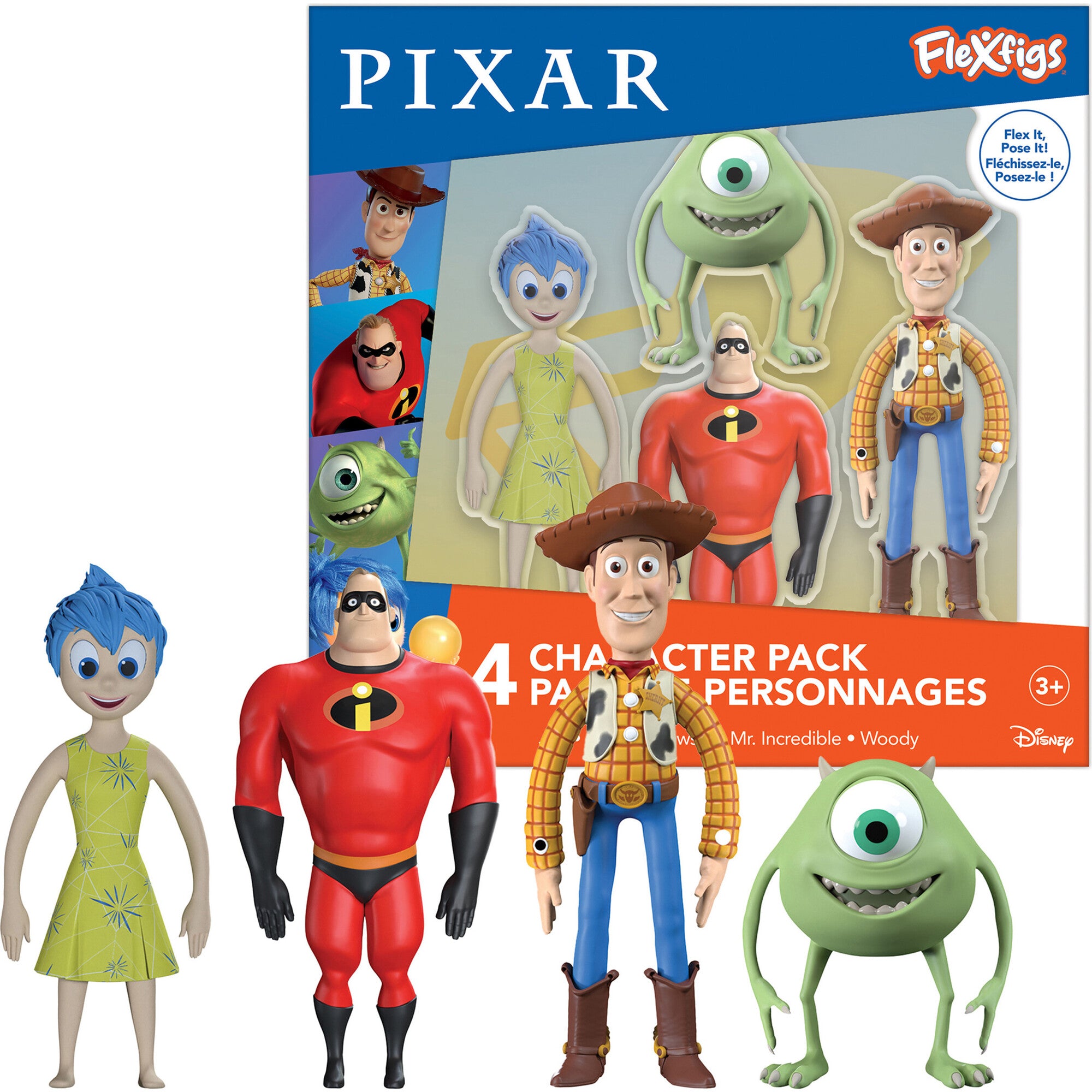 FleXfigs: Pixar - 4 Character Pack