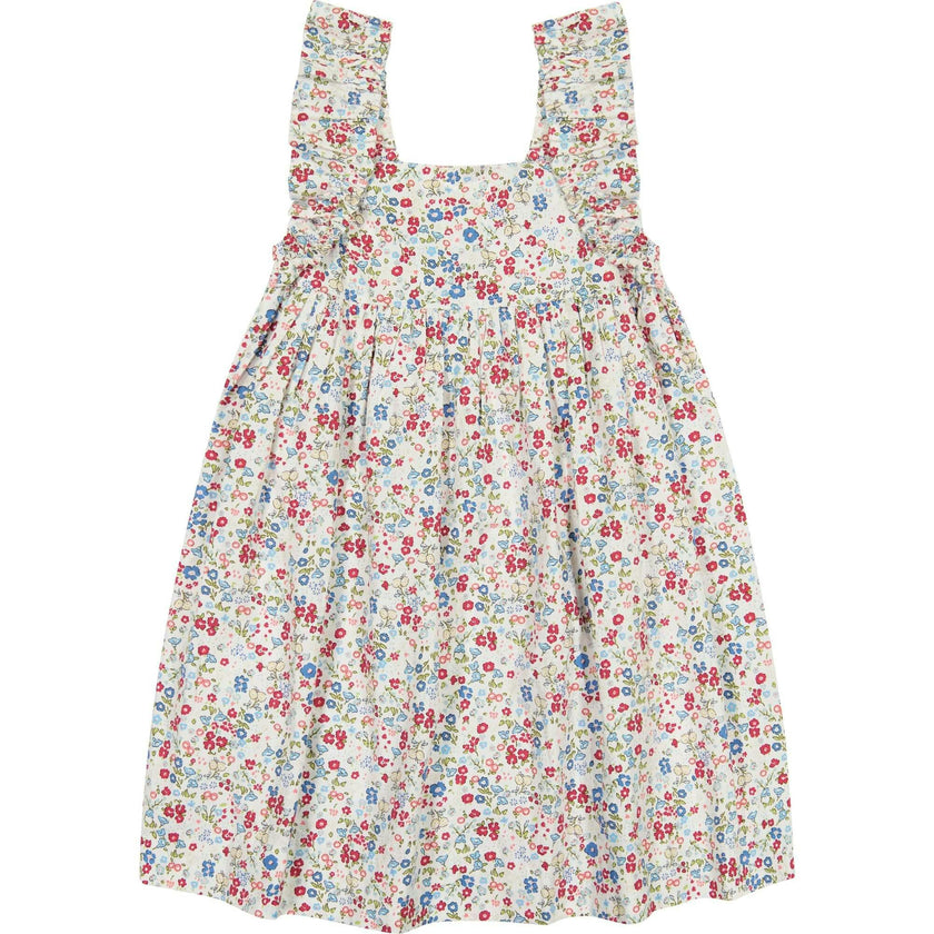 Sawyer Flutter Sleeve Dress, Florals
