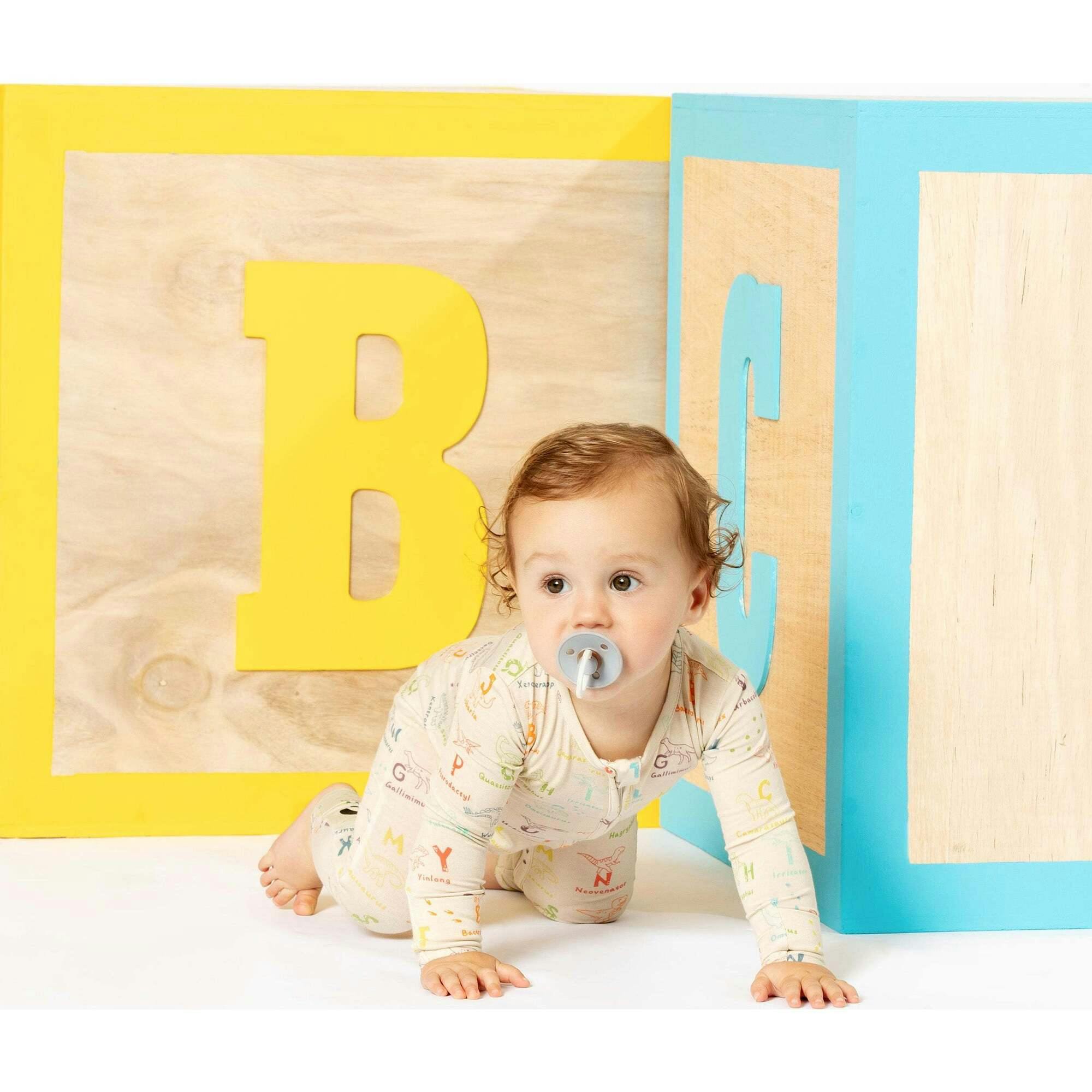 Dino ABC Bamboo Convertible Footie