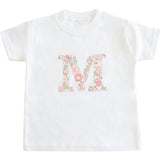 Liberty of London Children's Personalised Short Sleeve T-shirt - White