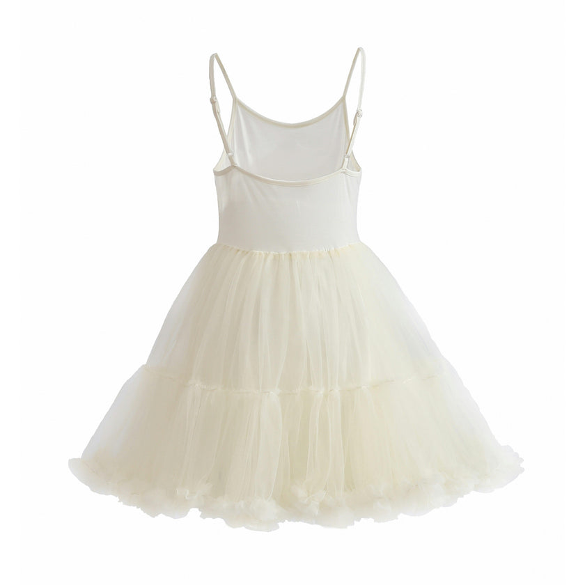 Ivory Amorette Floral Appliqué Top and Dress Set