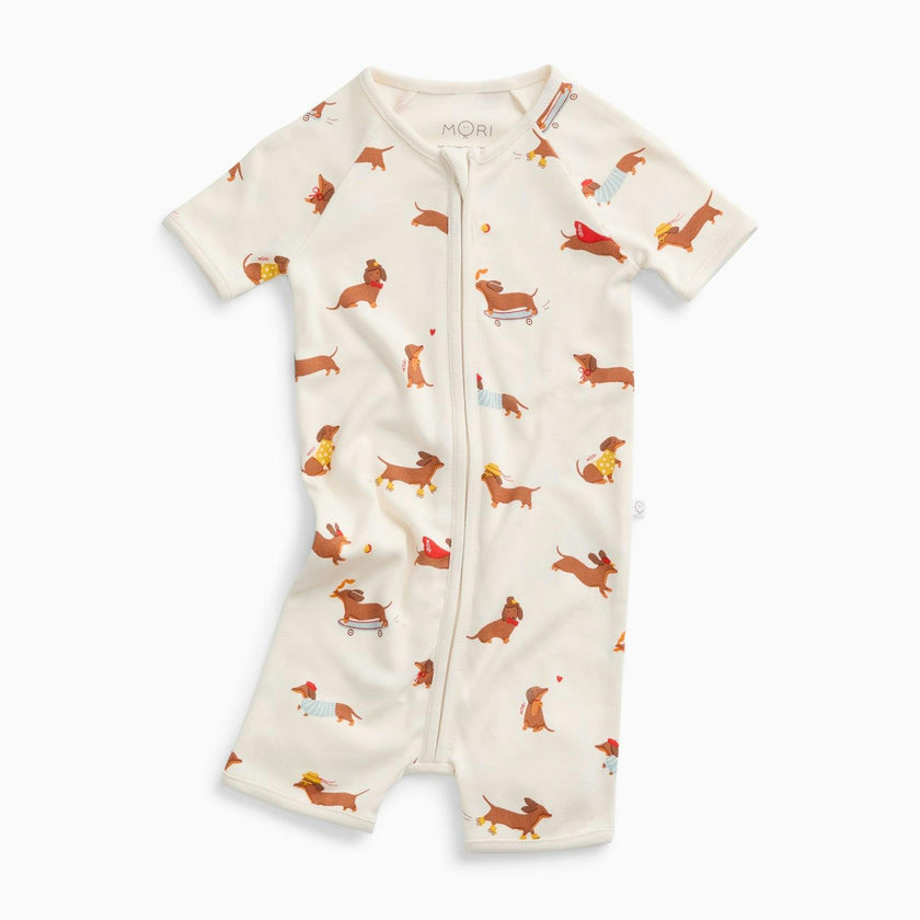 Sausage Dog Summer Baby Pajamas
