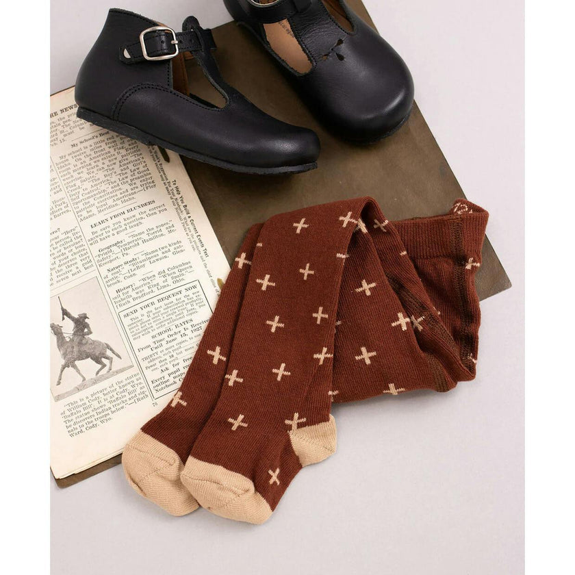 Addie Tights, Burgundy