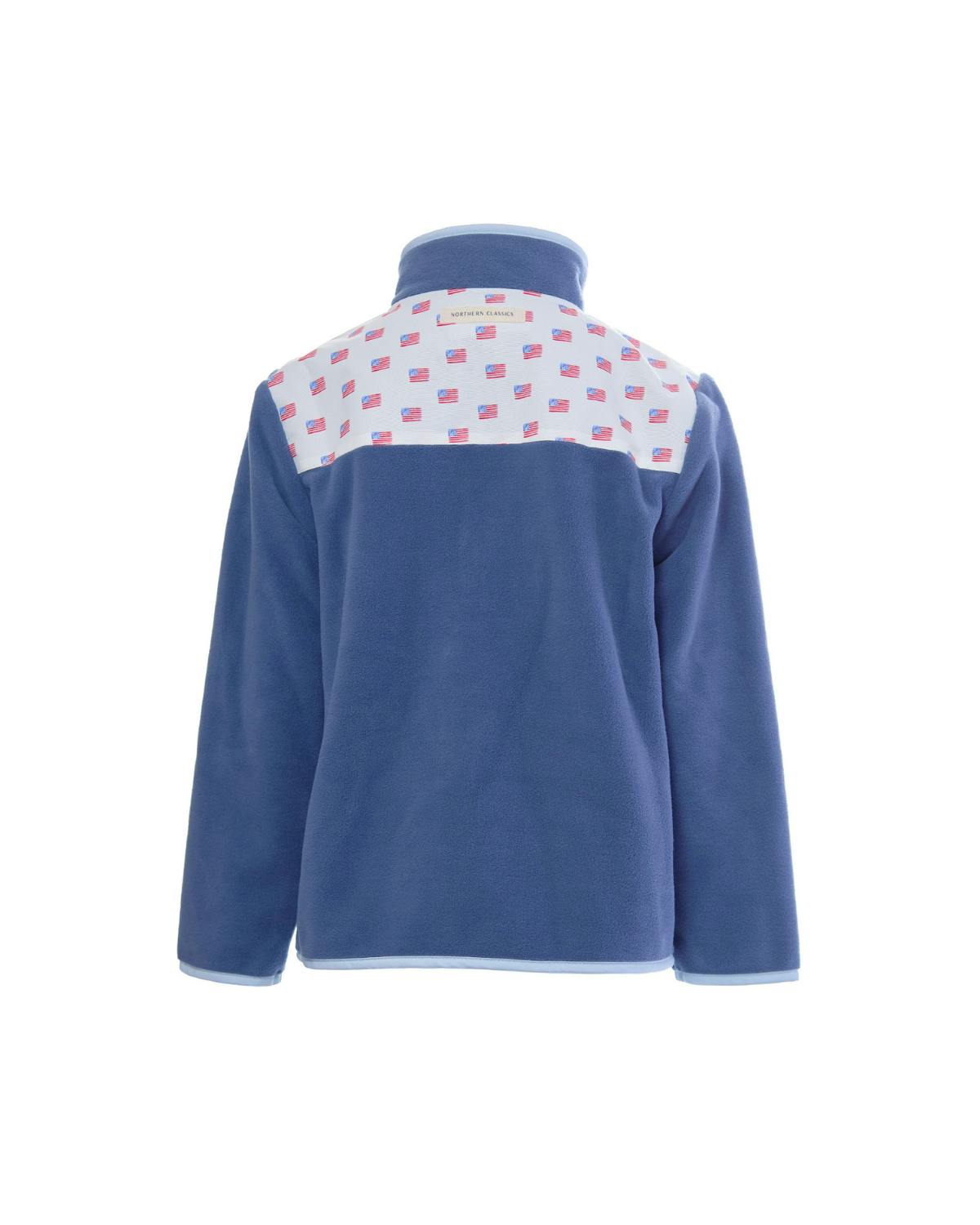 Kids American Flag Fleece Jacket