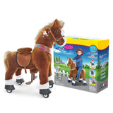 Model U® Horse Ride-On Toy Age 4–7 – Brown