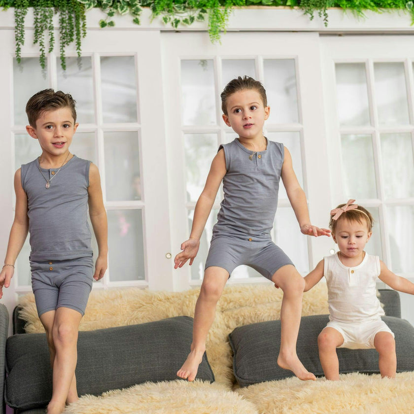 Button Tank & Short Set