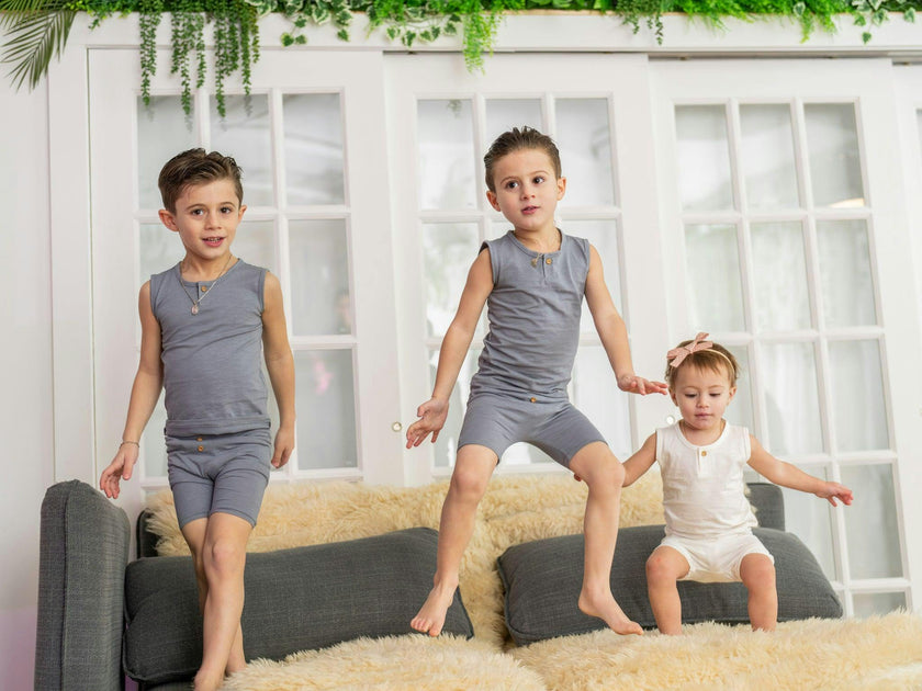 Button Tank & Short Set